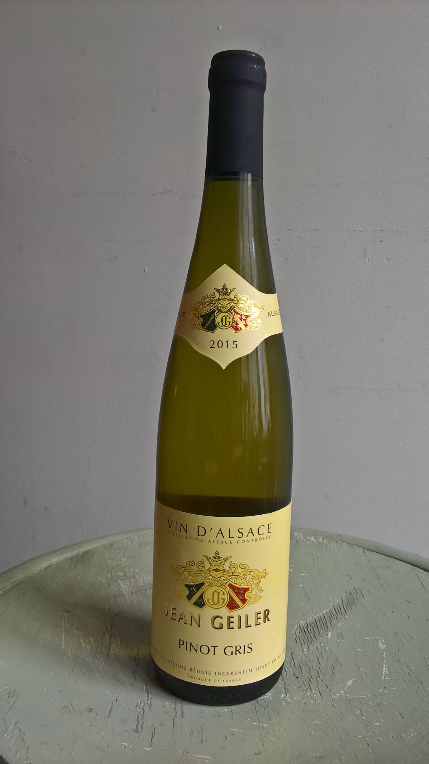 pinot gris particuliere Jean Geiler